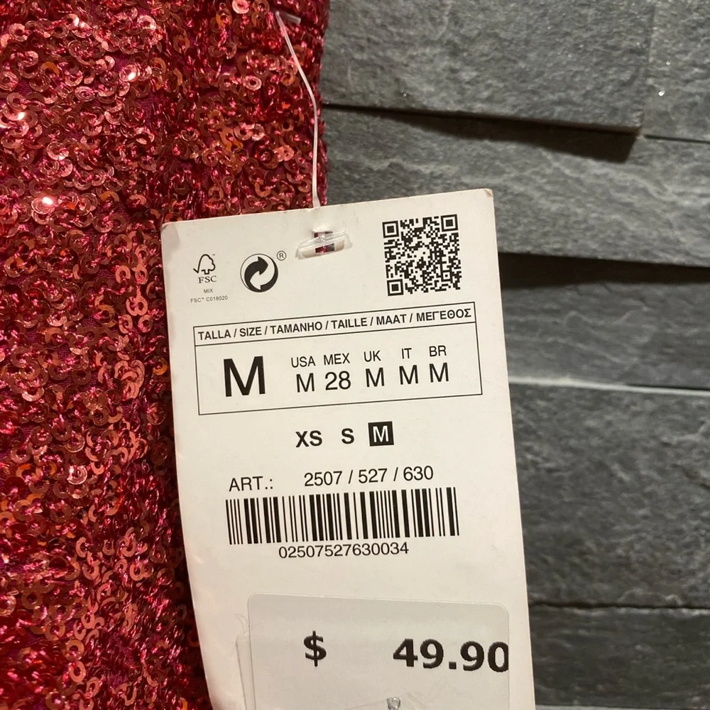 Zara Pink Skirt - Picture 4 of 4